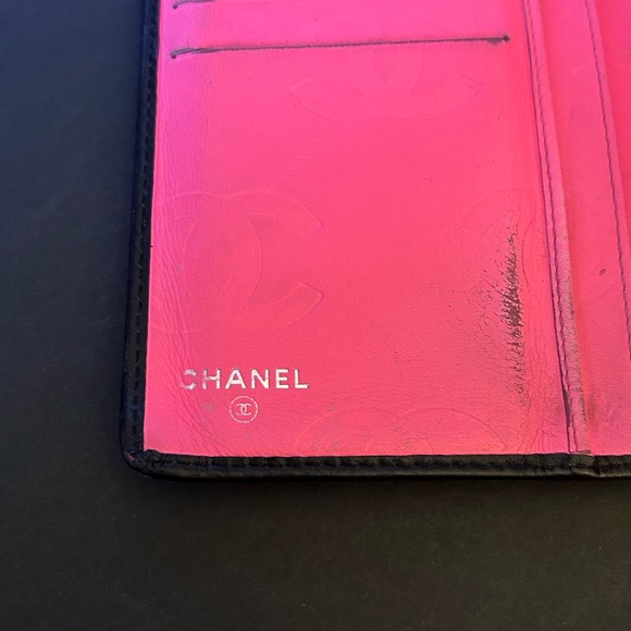 Authentic Chanel CC Cambon Black Lambskin Long Wallet - Picture 8 of 12